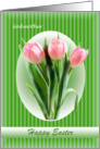 Easter tulips for Codmother card