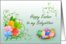 Happy Easter Babysitter card