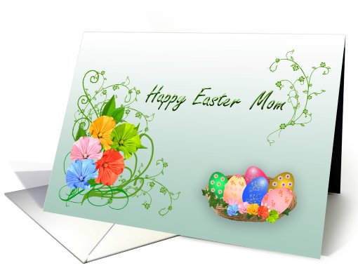 Happy Easter Mom card (397655)