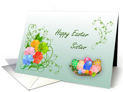 Happy Easter Sister card (397682)