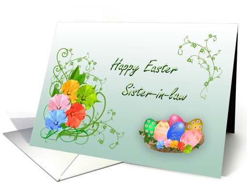 Happy Easter Sister-in-law card (397693)