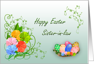 Happy Easter Sister-in-law card