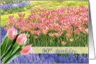 90th Birthday - tulip’s field card