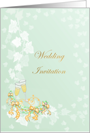 Wedding Invitation - Ivy leaves card