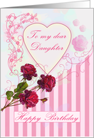 Happy Birthday to my daughter card