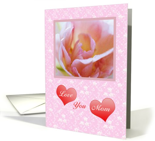 Flower and hearts Mother's Day card (412361)