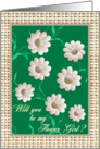 Will you be my Flower Girl? card