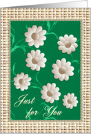 Daisies Birthday card