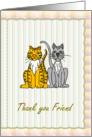 Thank you friend card