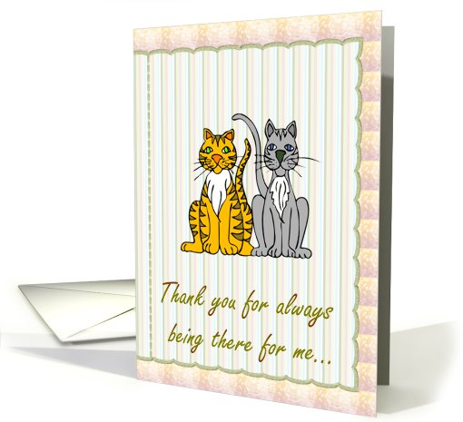 Friendship - 2 cats card (437797)