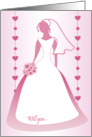 Will you...Wedding Maid of Honor Request card