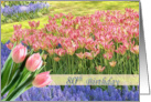 Tulip’s field - 80th Birthday card