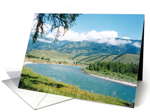 Travel, Altai mountains, Russia card (613735)