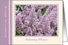 99th Birthday - Lilac flowers. card