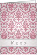 Wedding menu card -...