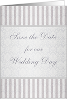 Wedding, Save the date card with blue snowflakes card