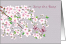 Save the date - Cherry blossom Sakura. card