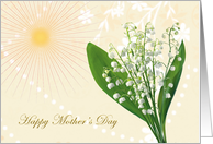 Mother’s Day - Lily of the valley card
