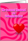 Swirly Heart - Husband card