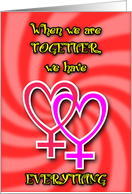 Girl 2 Girl - Together card