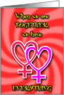 Girl 2 Girl - Together card