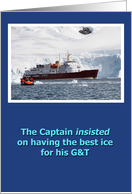 Antactica - Ice 4 G&T - Bon Voyage card