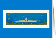Yellow Kayak card