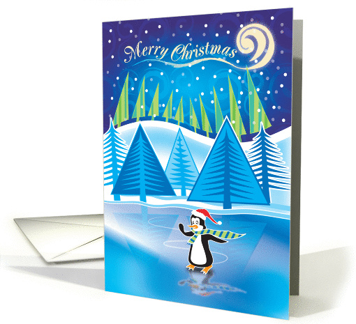 Holiday winter scene card (359101)