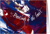 Beatings of the heart card