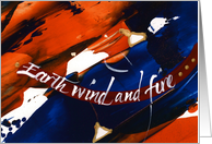 Earth wind and fire... card