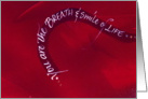 You are the Breath and smile of Life card