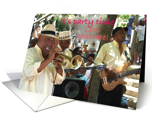 It's party time, Let's celebrate! card (379529)