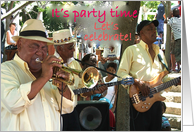 It’s party time, Let’s celebrate! card