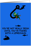 Irish leprechaun themed St Patrick’s Day cards