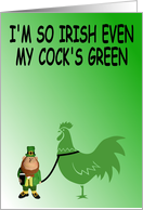Irish leprechaun themed St Patrick’s Day cards