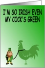 Irish leprechaun themed St Patrick’s Day cards