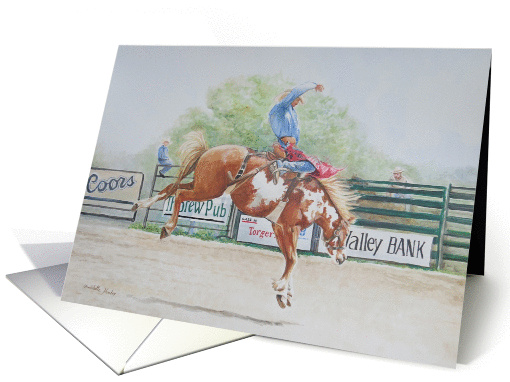 Saddle Bronc Father's Day card (1204418)