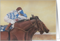 By a Nose Horse Racing Father’s Day Card