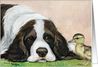 Friendship Springer Spaniel card