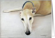 Birthday Greyhound card