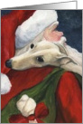 Charlotte Christmas Greyhound card