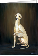 Charlotte Birthday Italian Greyhound card