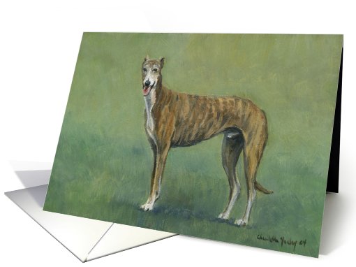 Charlotte Birthday Greyhound card (490570)