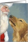 Christmas Golden Retriever card