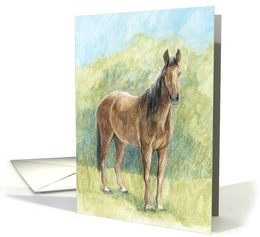 Birthday Horse card (502528)