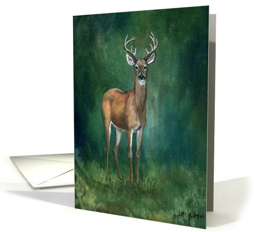 Whitetail Deer Birthday card (556973)