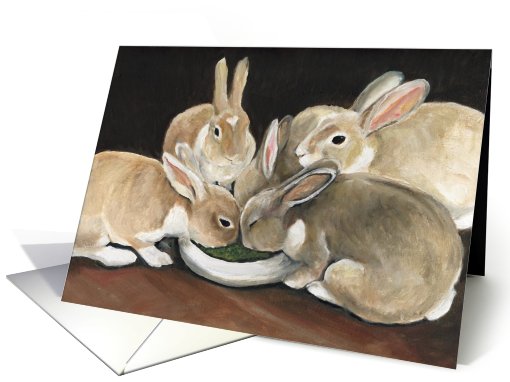 Bunnies Invitation card (562529)
