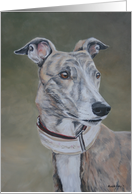 Greyhound Birthday card