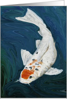 Koi Fish Birthday card