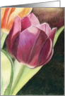 Tulips Art Easter card